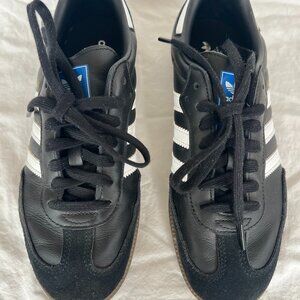 Adidas Originals Sambas OG Core Black / White/ Clear Granite Shoes US 6